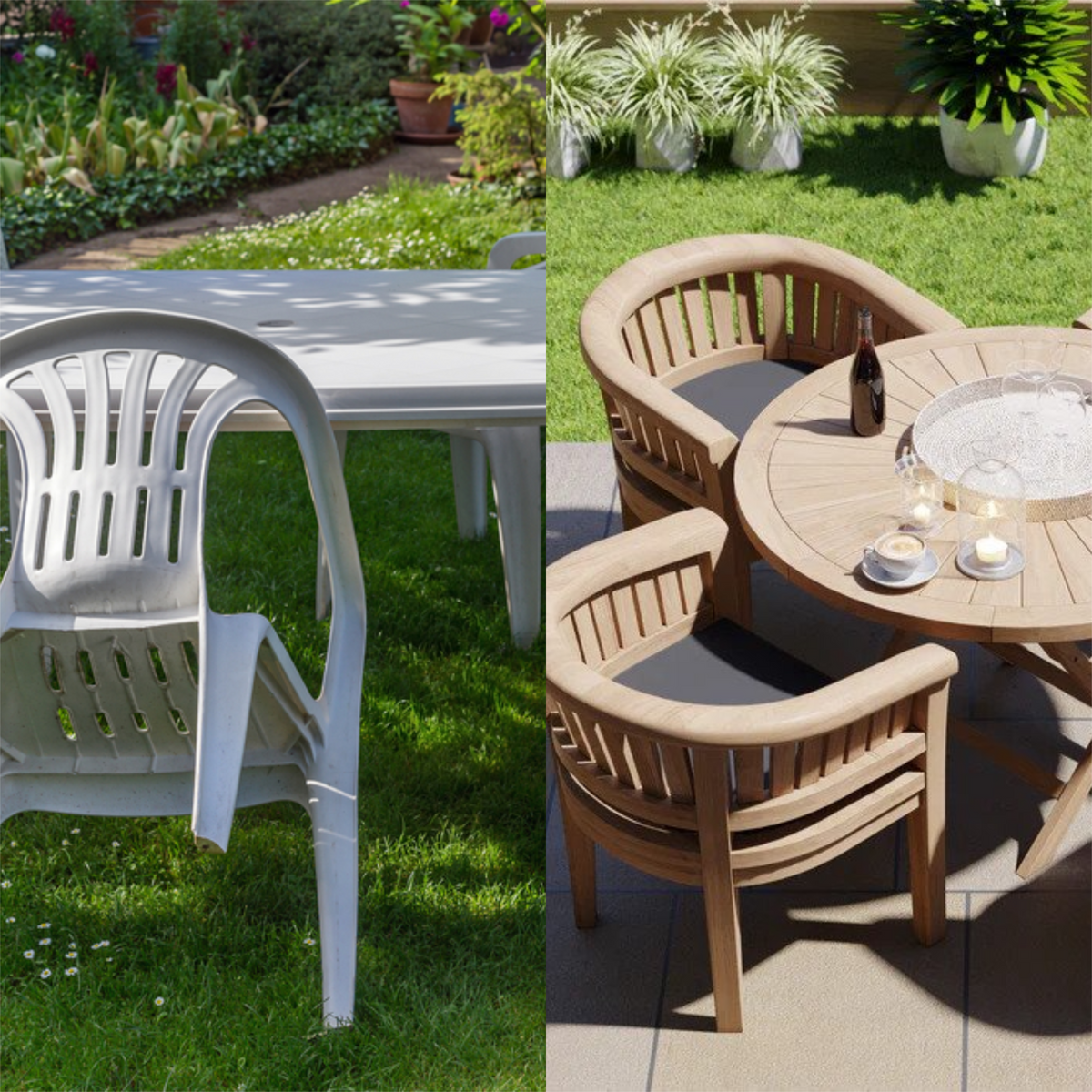 Longevity vs. Budget: The Benefits of Teak Furniture over Plastic Longevity vs. Budget: The Benefits of Teak Furniture over Plastic