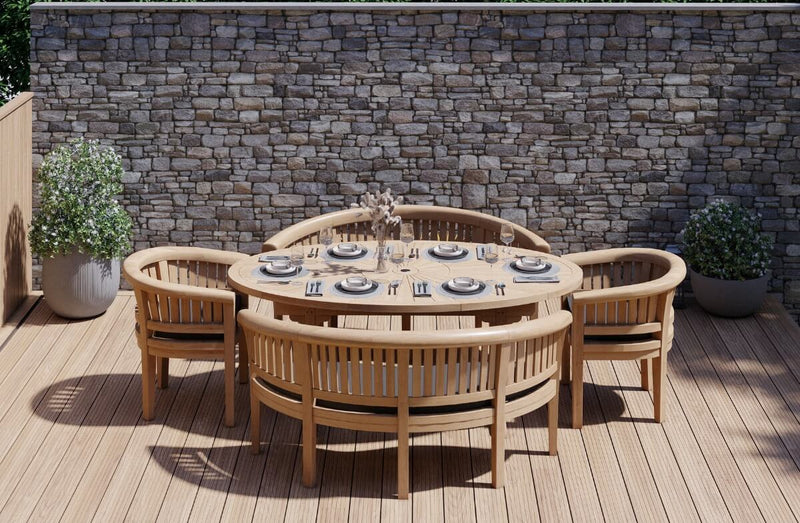 Teak dining set