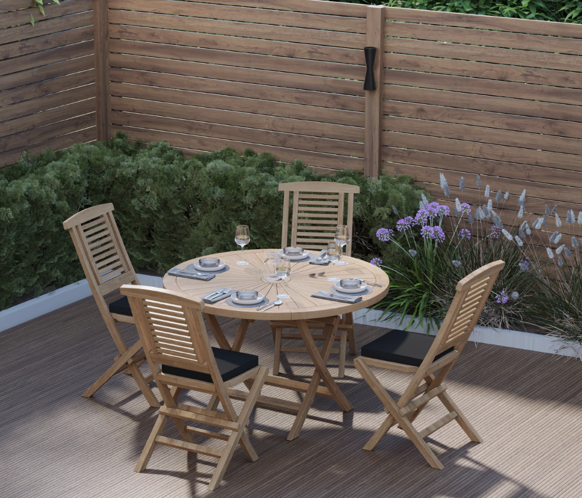 How to Create a Romantic Outdoor Dining Space with Teak Furniture How to Create a Romantic Outdoor Dining Space with Teak Furniture