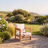 Santorini Chair - Premium Teak Garden Lounge Chair - UK and Ireland garden setting - image 1 Santorini Chair - Premium Teak Garden Lounge Chair - UK and Ireland garden setting - image 1