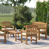 Harmony Bench Set – Teak Garden Lounge Set Harmony Bench Set – Teak Garden Lounge Set