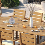 Teak Oval 2m to 3m Extending Table with 8 Marlow Stacking Chairs & 2 San Francisco Chairs – Teak Garden Dining Set Teak Oval 2m to 3m Extending Table with 8 Marlow Stacking Chairs & 2 San Francisco Chairs – Teak Garden Dining Set