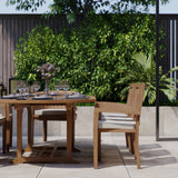 Teak 180cm to 240cm Oval Extending Table with 6 Henley Stacking Chairs & 2 Francisco Chairs Teak 180cm to 240cm Oval Extending Table with 6 Henley Stacking Chairs & 2 Francisco Chairs