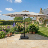 4x3m LED Cantilever Parasol with Solar-Powered LED Lighting 4x3m LED Cantilever Parasol with Solar-Powered LED Lighting