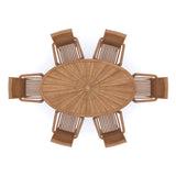 Teak Set 2m Sunshine Table with 6 Oxford Stacking Chairs Teak Set 2m Sunshine Table with 6 Oxford Stacking Chairs