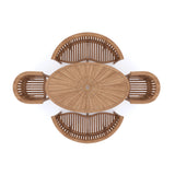 Teak Set 2m Sunshine Table with 2 San Francisco Chairs and 2 Benches Teak Set 2m Sunshine Table with 2 San Francisco Chairs and 2 Benches