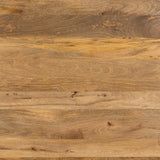 Solid Wood 150cm Round Dining Table, Fluted Base, Natural Finish Solid Wood 150cm Round Dining Table, Fluted Base, Natural Finish