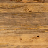 180cm Mango Wood Oval Dining Table, Black Metal Legs 180cm Mango Wood Oval Dining Table, Black Metal Legs