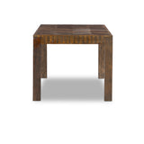 Reclaimed Teak Dining Table, Parquet Top Reclaimed Teak Dining Table, Parquet Top