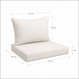 Amalfi Teak Garden Corner Sofa Set Amalfi Teak Garden Corner Sofa Set