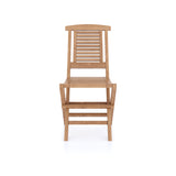 2 x Hampton Teak Folding Chairs with Cushions. 2 x Hampton Teak Folding Chairs with Cushions.