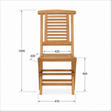 4 Seater Teak Garden Dining Set - 120cm Sunshine Folding Table with Folding Chairs 4 Seater Teak Garden Dining Set - 120cm Sunshine Folding Table with Folding Chairs