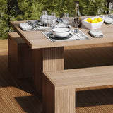 Belgravia Teak Bench Dining Set Belgravia Teak Bench Dining Set