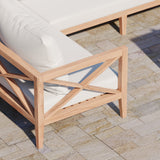 Amalfi Corner Teak Sofa Set Amalfi Corner Teak Sofa Set