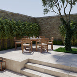 Luxor 150cm Round Table 4cm Top (6 Marlow Stacking Chairs) Cushions included. Luxor 150cm Round Table 4cm Top (6 Marlow Stacking Chairs) Cushions included.