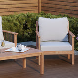 Portofino Teak Sofa Set Portofino Teak Sofa Set