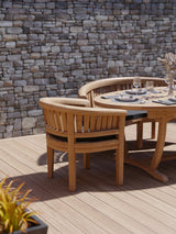 Teak Set 2m Sunshine Table with 2 San Francisco Chairs and 2 Benches Teak Set 2m Sunshine Table with 2 San Francisco Chairs and 2 Benches