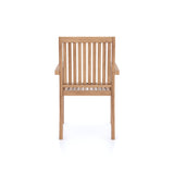 4 x Henley Teak Stacking Chairs with Cushions. 4 x Henley Teak Stacking Chairs with Cushions.