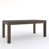 Reclaimed Teak Dining Table, Parquet Top Reclaimed Teak Dining Table, Parquet Top