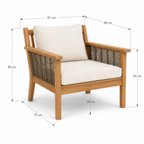 Portofino Teak Garden Sofa Set Portofino Teak Garden Sofa Set