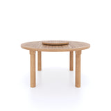 Teak Set 150cm Maximus Round Table 4cm Top (6 Henley Stacking Chairs) Cushions included. Teak Set 150cm Maximus Round Table 4cm Top (6 Henley Stacking Chairs) Cushions included.