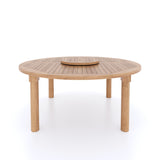 Teak Set 180cm Maximus Round Table with 8 Henley Stacking Chairs Teak Set 180cm Maximus Round Table with 8 Henley Stacking Chairs