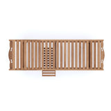 Teak Reclining Sun Lounger (Leg Lift) with Cushion (Price for 1) Teak Reclining Sun Lounger (Leg Lift) with Cushion (Price for 1)