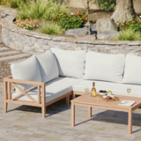 Amalfi Corner Teak Sofa Set Amalfi Corner Teak Sofa Set