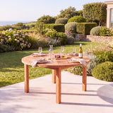 Luxor 150cm Round Teak Table - Timeless Outdoor Dining in Premium Teak - UK and Ireland garden setting - image 1 Luxor 150cm Round Teak Table - Timeless Outdoor Dining in Premium Teak - UK and Ireland garden setting - image 1