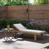 Teak Reclining Sun Lounger (Leg Lift) with Cushion (Price for 1) Teak Reclining Sun Lounger (Leg Lift) with Cushion (Price for 1)