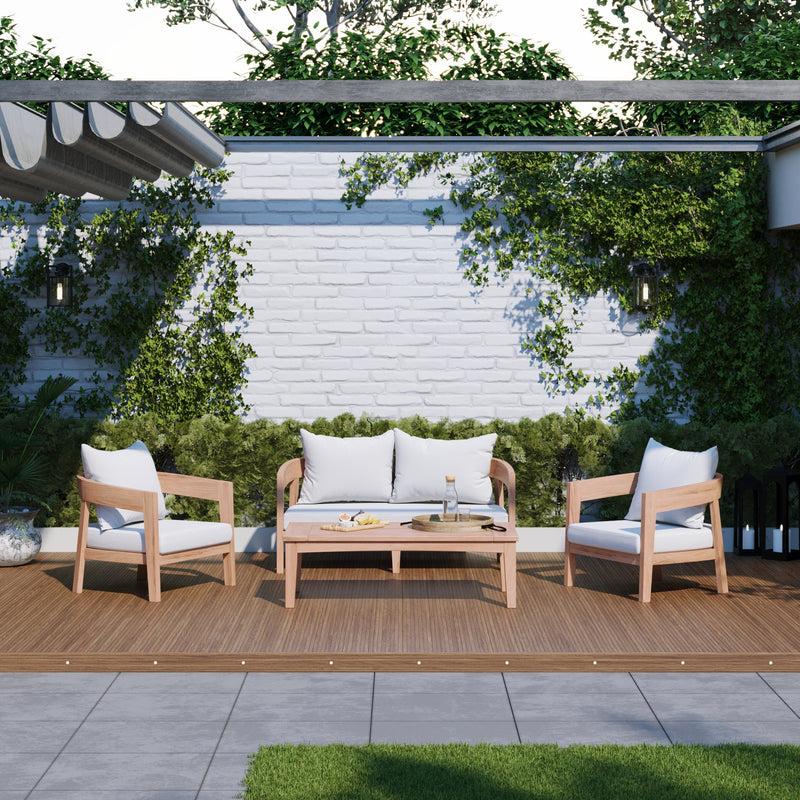 Teak garden sofa set