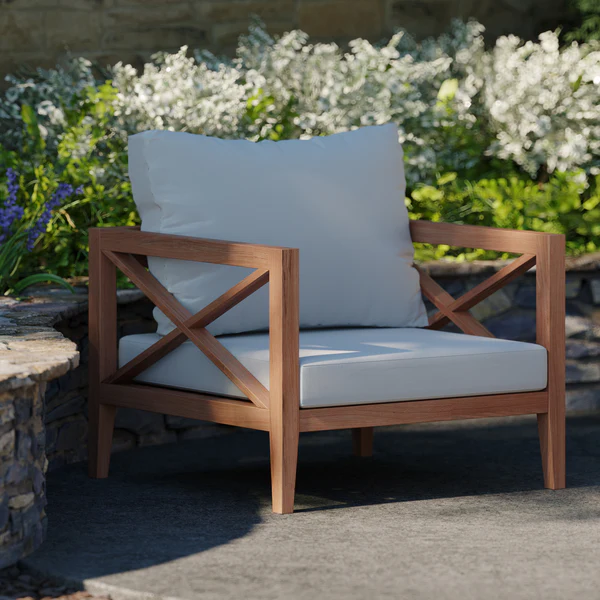 Teak outdoor chair