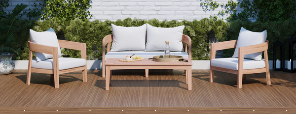 Santorini Teak Sofa Set