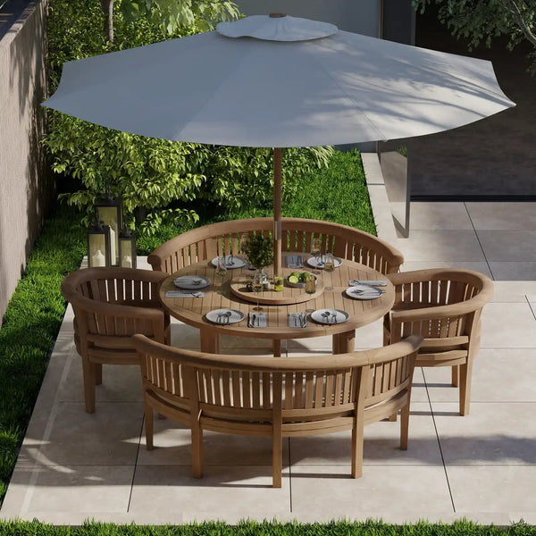 Teak garden dining sets