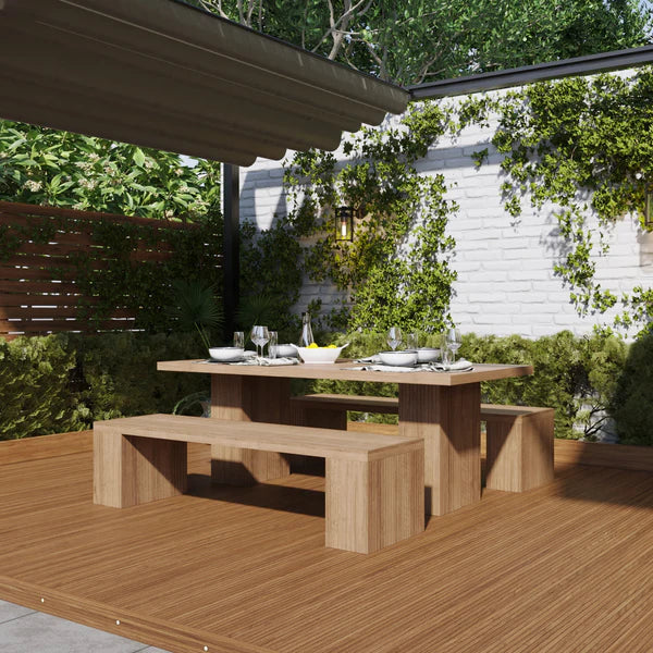  teak garden set 