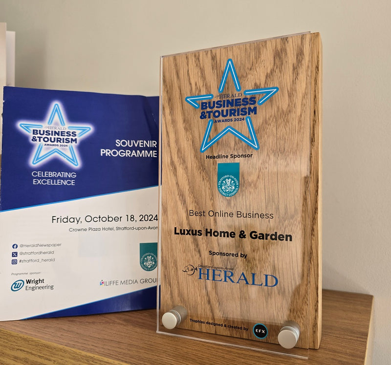 Luxus Home & Garden Wins 'Best Online Business' at the 2024