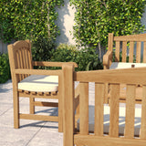 Harmony Bench Set – Teak Garden Lounge Set