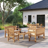 Harmony Family Bench Set – Teak Garden Seating Set