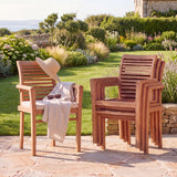 Oxford Teak Garden Stacking Chairs