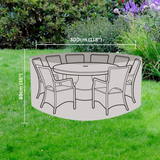 Teak Garden furniture Cover 180cm Set