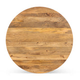 150cm Round Solid Wood Table with Fluted Base and 4 Curved Ash Chairs