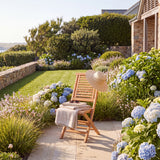 Hampton Teak Garden Folding Chairs