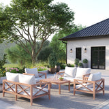 Amalfi Family Sofa Set – Teak Garden Sofa Set