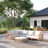 XL Amalfi Corner Set – Teak Garden Sofa Set, Free Cushions