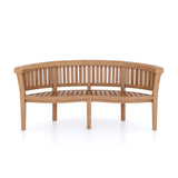 Teak 2-3m Oval Extending Table 4cm Top (6 Henley Stacking Chairs 2 San Francisco Benches) Cushions included.