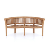 Teak 180-240cm Oval Extending Table 4cm Top (6 Henley Stacking Chairs 2 San Francisco Benches) Cushions included.