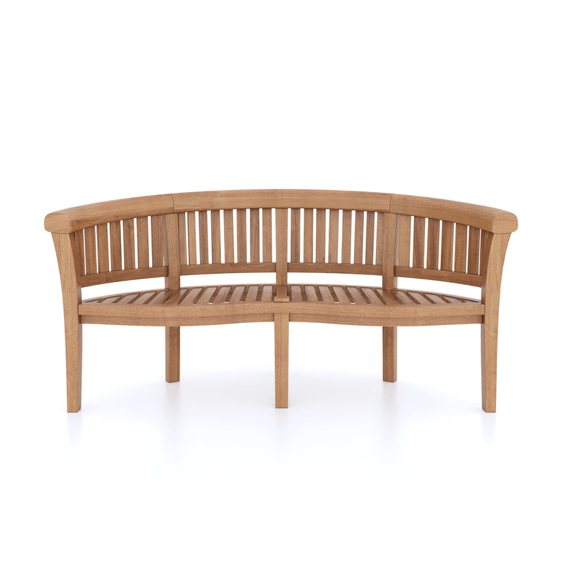 Clearance Garden Furniture Set 180cm Maximus Round Table 4cm Top (4 San Francisco Benches) Cushions included.