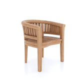 7-Day Delivery - Teak Garden Furniture Set 2m Sunshine Oval table 4cm Top (with 4 Stacking Chairs, 2 San Francisco Chairs) Cushions included.