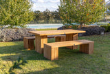 Belgravia Teak Garden Dining Set – Bench Set
