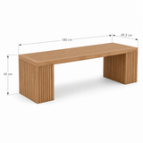 Belgravia Teak Garden Dining Set – Bench Set